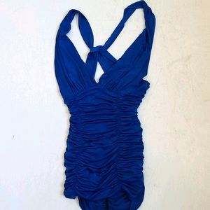 Sexy,  roughed, silk like tank top